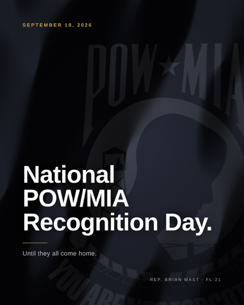Today Is National Pow/Mia Recognition Day-1