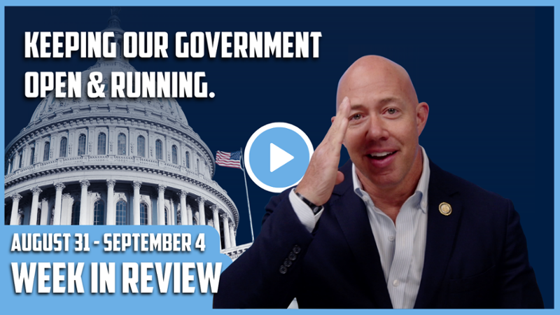 Week in Review: Keeping our government open & running. -1