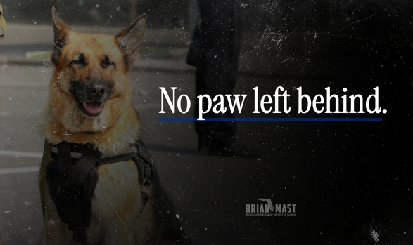 Backing the blue means no paw left behind-1