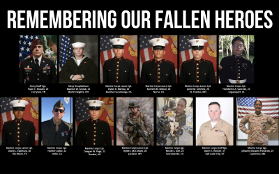 Remembering 13 Fallen Heroes